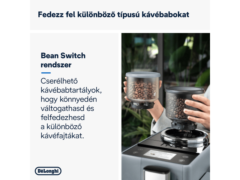 DeLonghi EXAM440.55.G Rivelia Pebble Grey Automata kávéfőző