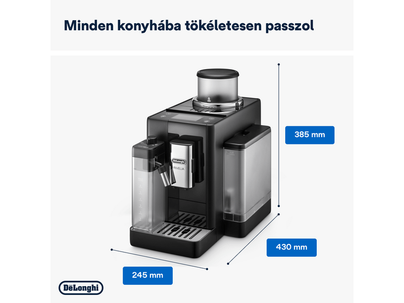 DeLonghi EXAM440.55.B Rivelia Onyx Black Automata kávéfőző