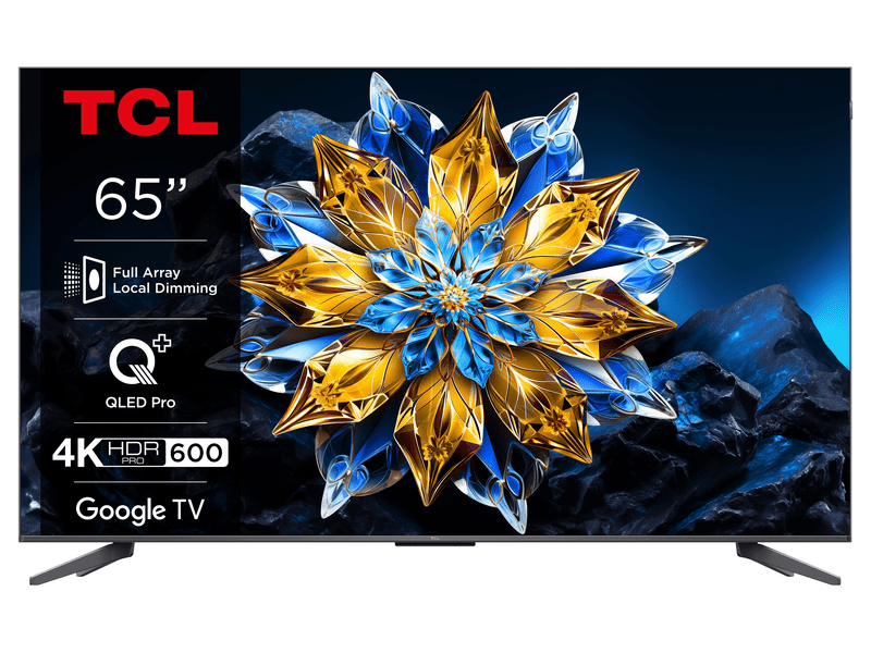 TCL 55T69C - Téléviseur QLED 4K 55" Smart Google TV - HDR Dolby Vision, Atmos, Game Master, Motion Clarity - Compatible Google Assistant/Alexa