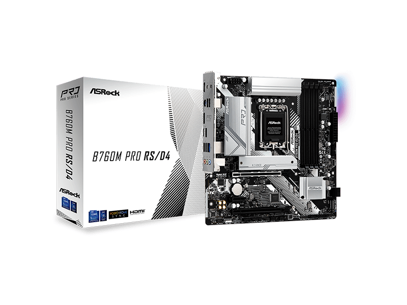 ASRock B760M PRO RS/D4 mATX Alaplap