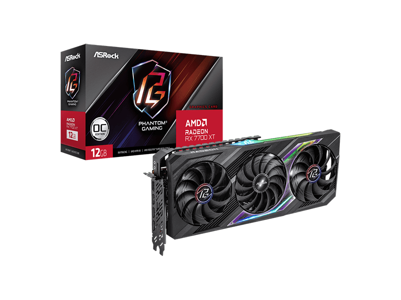 VGA ASRock AMD Radeon RX 7800 XT 16GB GDDR6 - RX 7800 XT Challenger 16G OC