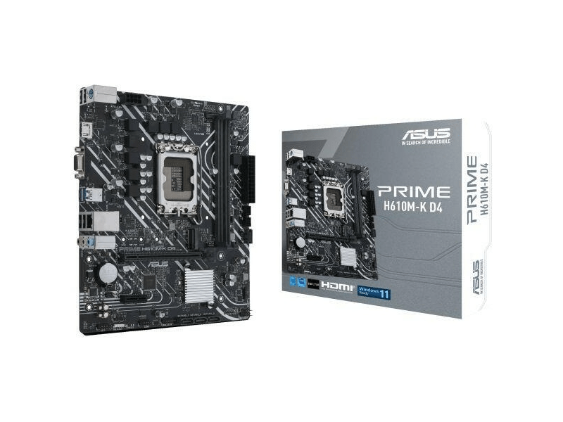 Asus PRIME H610M-K D4 LGA1700 Alaplap