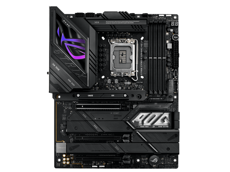 Asus Alaplap - Intel ROG STRIX Z790-E GAMING WIFI II LGA1700 (Z790, ATX, 4xDDR5 8000+MHz, 4xSATA3, 5xM.2, HDMI+DP)