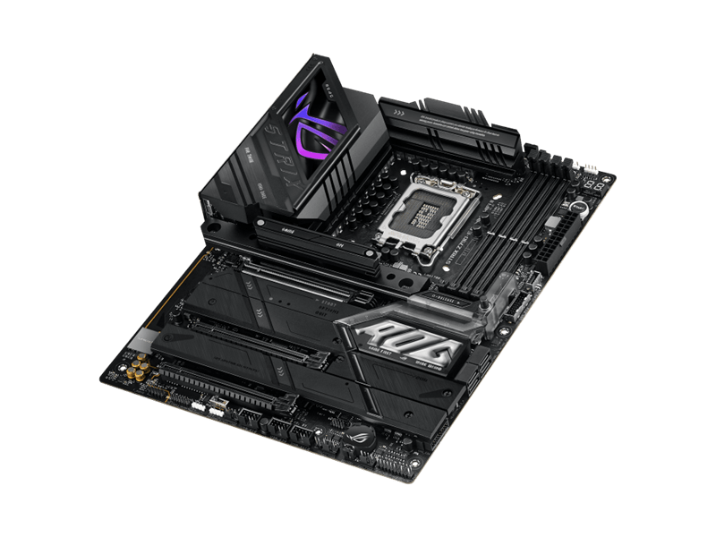 Asus Alaplap - Intel ROG STRIX Z790-E GAMING WIFI II LGA1700 (Z790, ATX, 4xDDR5 8000+MHz, 4xSATA3, 5xM.2, HDMI+DP)