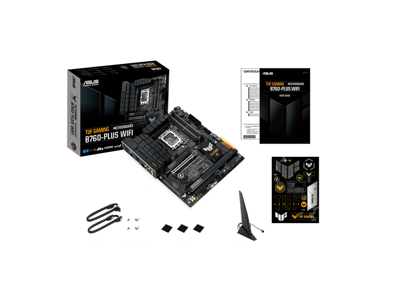 Asus TUF GAMING B760-PLUS WIFI Alaplap, s1700