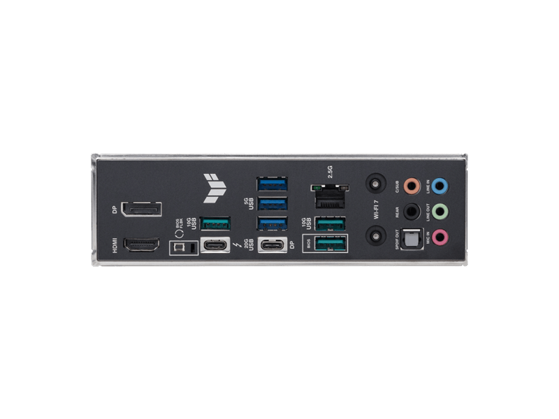 Asus Alaplap - Intel TUF GAMING Z890-PLUS WIFI LGA1851 (Z890, ATX, 4xDDR5 9066+MHz, 4xSATA3, 4xM.2, HDMI+DP+TB)