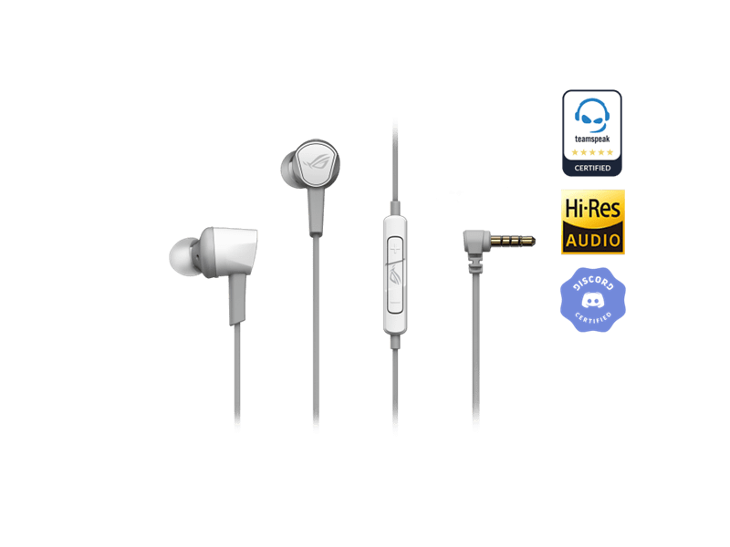 Asus ROG Cetra II Core Gamer fülhallgató, fehér