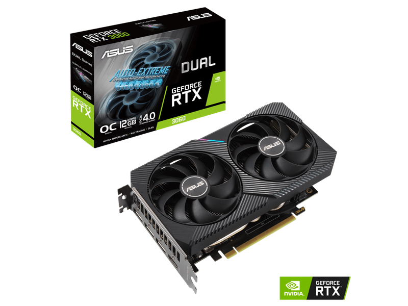 Asus Dual GeForce RTX 3060 V2 OC Edition 12GB Videókártya