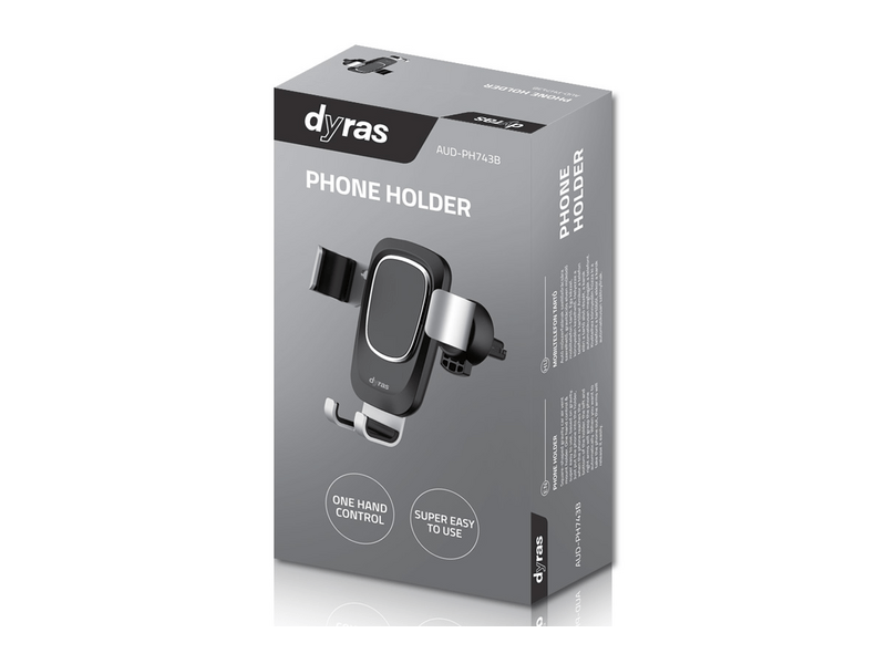 Dyras AUD-PH743B Autós telefontartó, fekete
