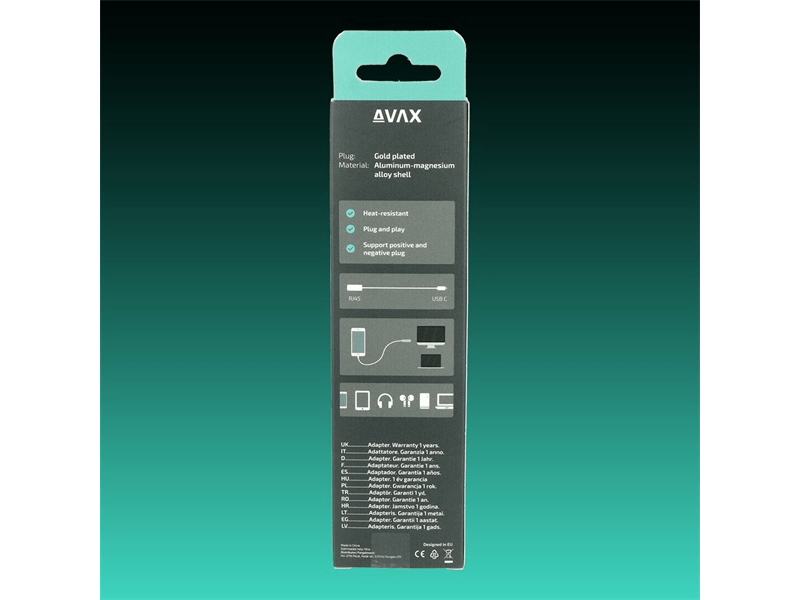 Avax D605 CONNECT+ USB-C - DisplayPort adapter