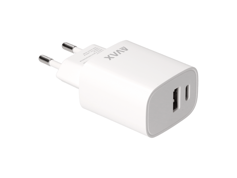 AVAX CH320 Zidni punjač USB + Type C, 20W
