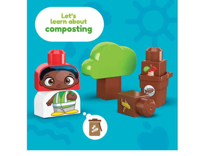 Újrahasznosító csapat járművel építőkockák (HDL06)