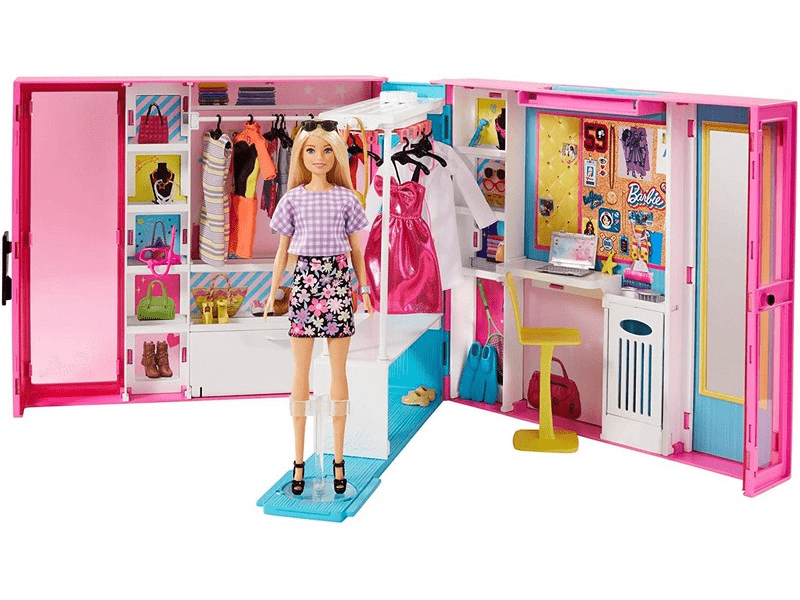 Mattel Barbie - Álom Öltöző Szoba babával (GBK10)