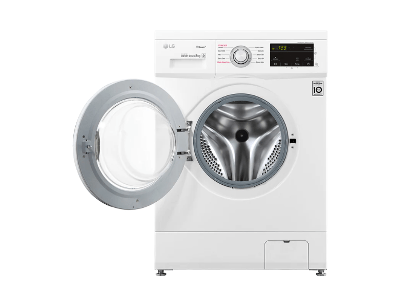 LG F4J3TS4WE Elöltöltős gőzmosógép, 8kg
