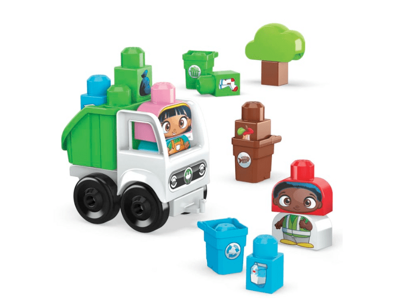 Újrahasznosító csapat járművel építőkockák (HDL06)