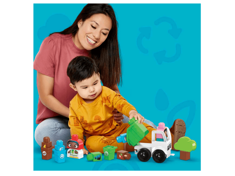 Újrahasznosító csapat járművel építőkockák (HDL06)