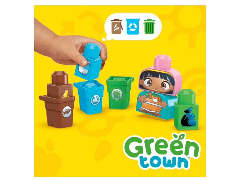 Újrahasznosító csapat járművel építőkockák (HDL06)