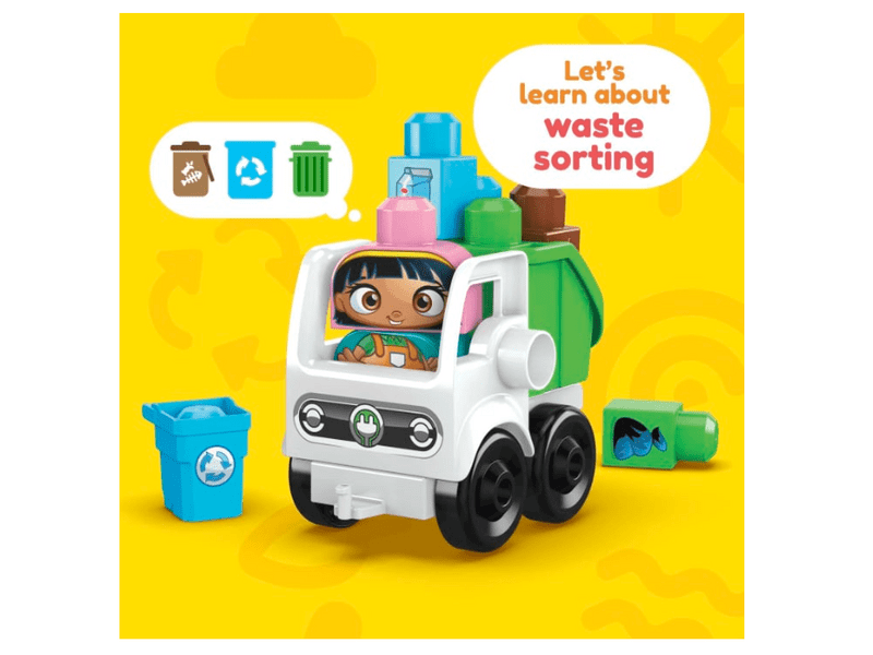 Újrahasznosító csapat járművel építőkockák (HDL06)