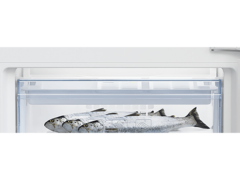 Beko BCSA285K4SN Beépíthető alulfagyasztós hűtőszekrény