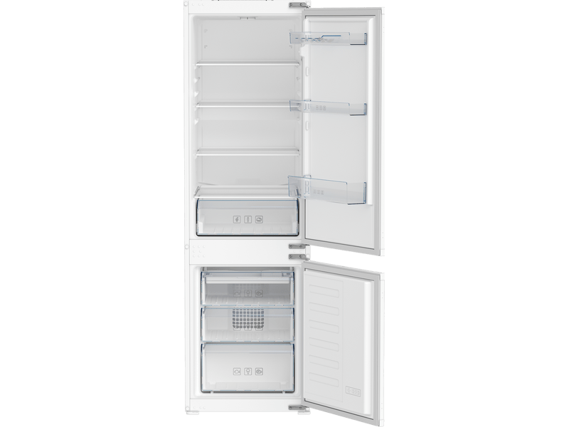 Beko BCSA285K4SN Beépíthető alulfagyasztós hűtőszekrény