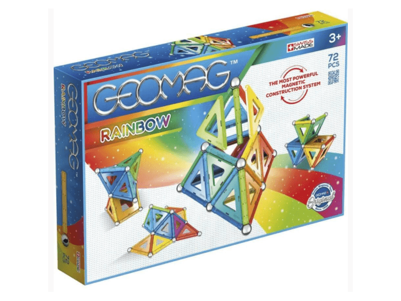 Geomag 20GMG00371 Rainbow 72 db-os mágneses építőjáték