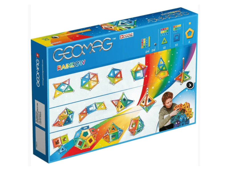 Geomag 20GMG00371 Rainbow 72 db-os mágneses építőjáték