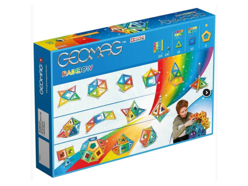Geomag 20GMG00371 Rainbow 72 db-os mágneses építőjáték
