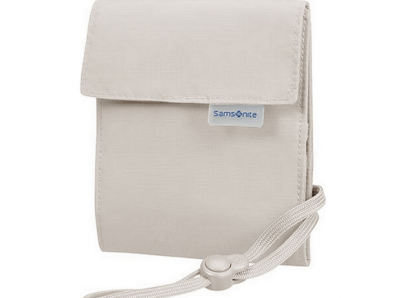 Samsonite 121376-1030 Multi-pocket nyakba akasztható táska, bézs