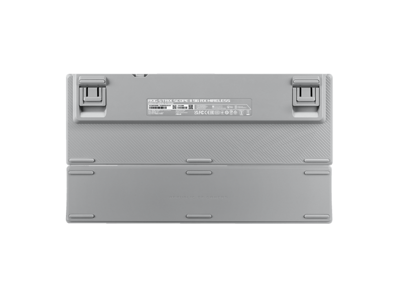 Asus ROG Strix Scope II 96 RX vezeték nélküli billentyűzet UK kiosztás, fehér