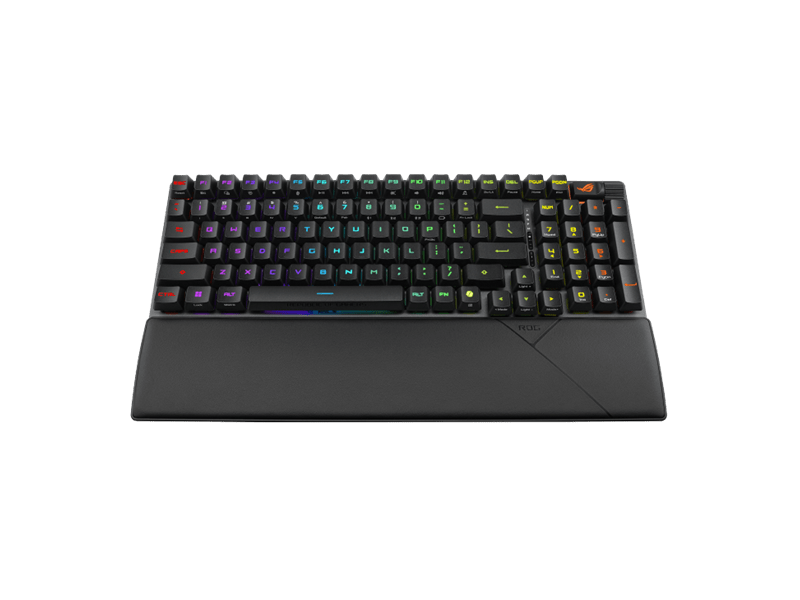 Asus ROG Strix Scope II 96 RX vezeték nélküli billentyűzet UK kiosztás, fekete