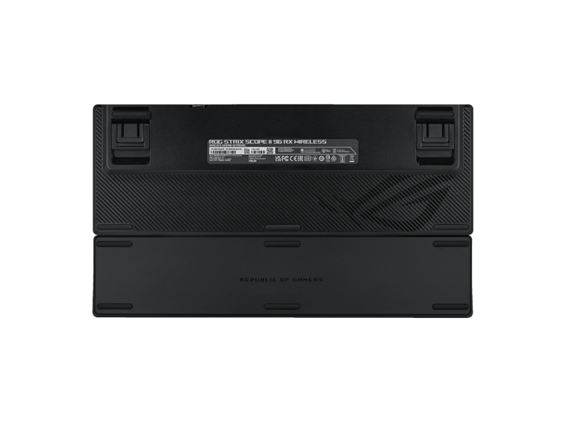 Asus ROG Strix Scope II 96 RX vezeték nélküli billentyűzet UK kiosztás, fekete