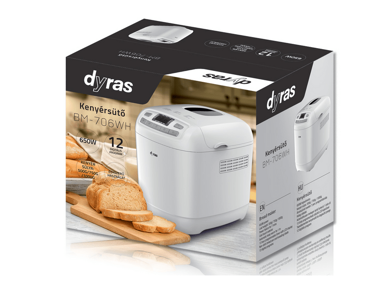Dyras BM-706WH Kenyérsütő