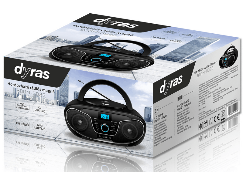 Dyras BOOM-002B Prijenosni radio magnetofon