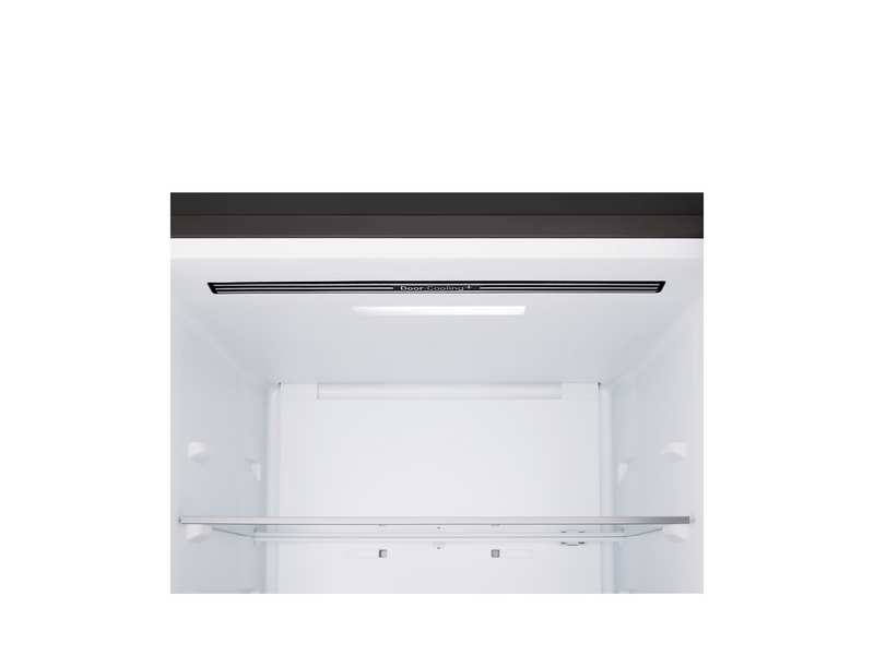 LG GBBSJ10DEP Alulfagyasztós kombinált hűtőszekrény, fekete