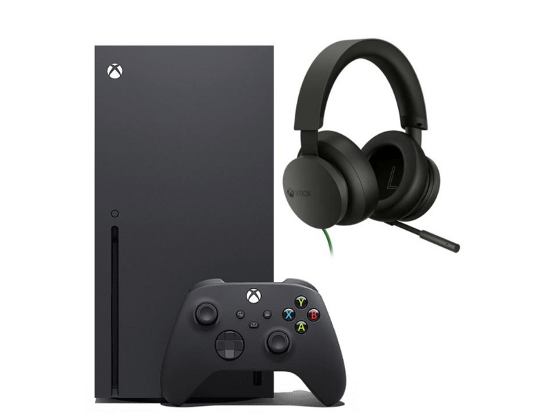 Microsoft Xbox Series X 1TB Játékkonzol + Microsoft Xbox Stereo fejhallgató (8LI-00002)