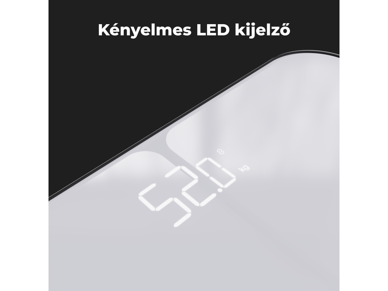 Aeno BS1S Testmérleg, fehér (ABS0001S)