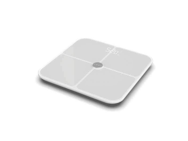 Aeno BS1S Testmérleg, fehér (ABS0001S)