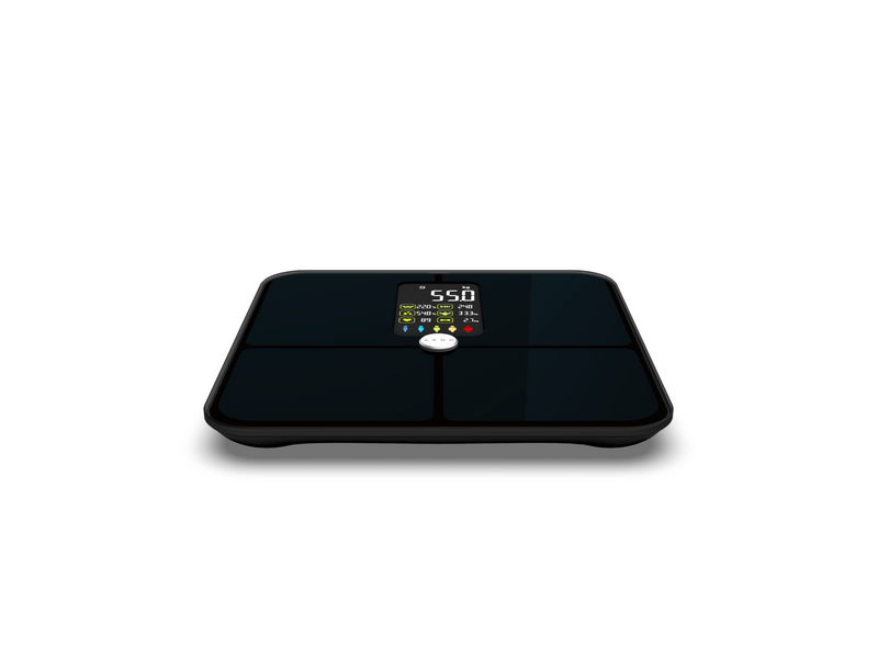 Aeno BS2S tjelesna vaga, crna (ABS0002S)