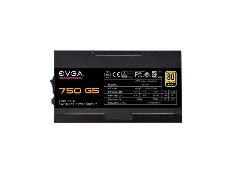 EVGA 220P50750X2 SuperNOVA 80+ Gold Tápegység