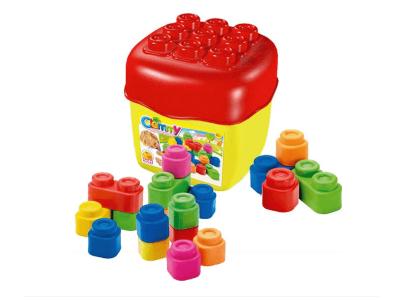 Clemmy 20 darabos soft kocka szett tárolóval, többféle (147410)