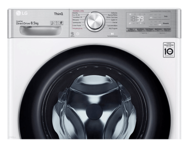 LG F2WV9S8P2E Elöltöltős Gőzmosógép 8,5kg