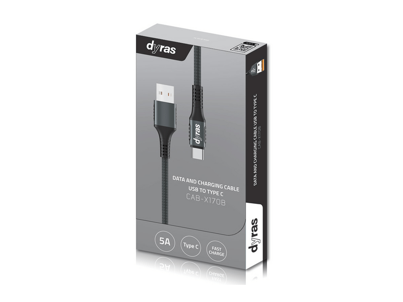 Dyras CAB-X170B USB Type C kabel za podatke i punjenje