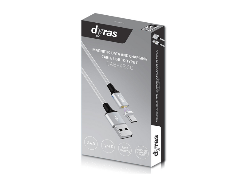 Dyras CAB-X28C Mágneses adat-és töltőkábel