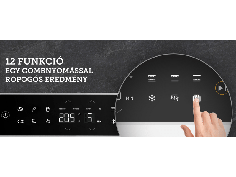 Cosori CAF-P681S-KEUR Dual Blaze Forrólevegős Sütő