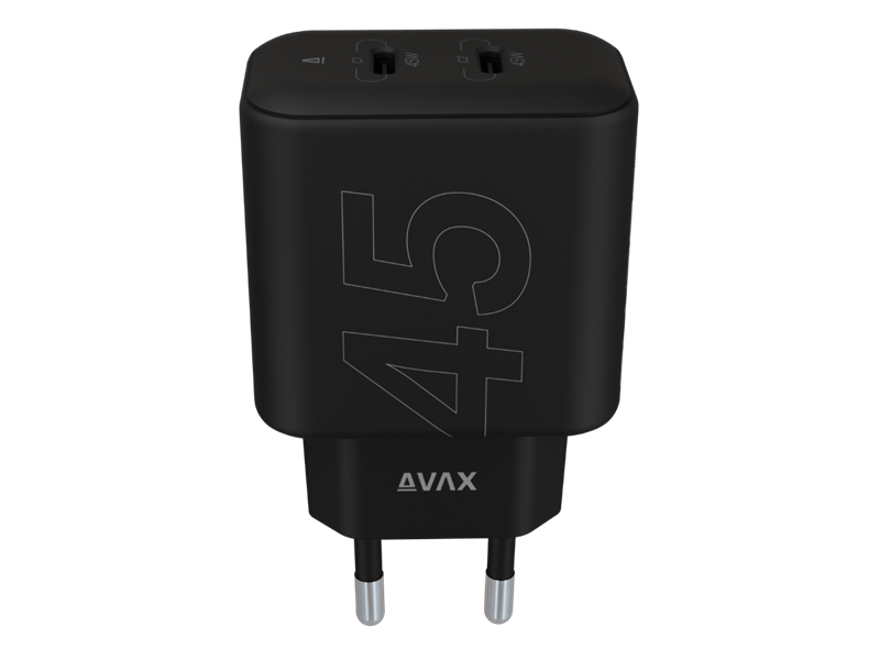 Avax CH602B SPEEDY+ Gyorstöltő adapter, fekete