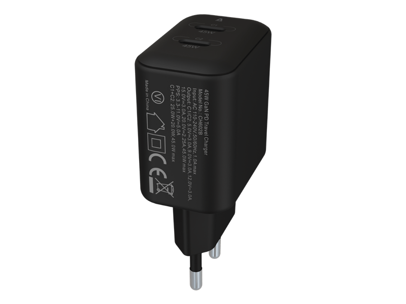 Avax CH602B SPEEDY+ Gyorstöltő adapter, fekete