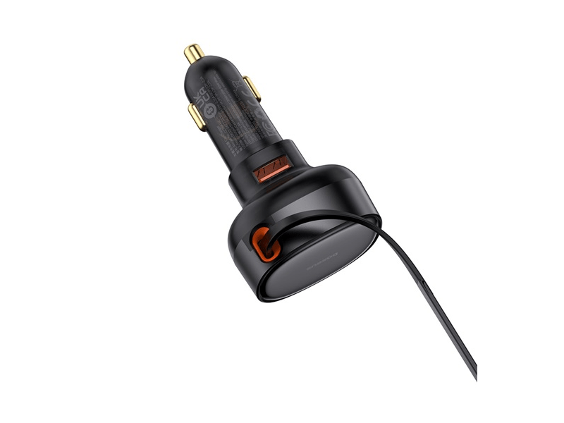 Baseus Enjoyment Pro USB Autós gyorstöltő, 60W