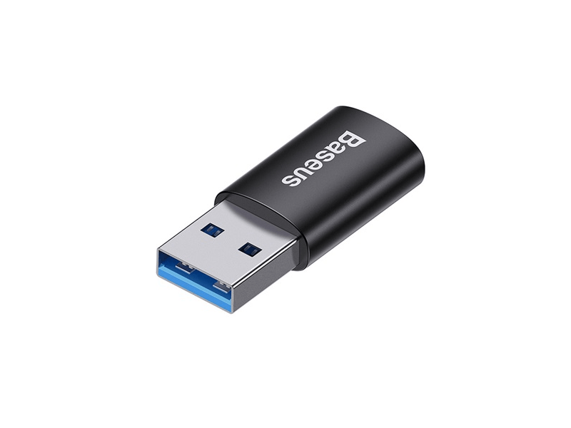 Baseus Ingenuity Mini USB Type-A – USB Type-C OTG adapter, fekete
