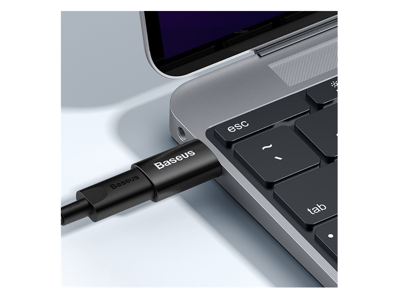 Baseus Ingenuity Mini USB Type-A – USB Type-C OTG adapter, fekete