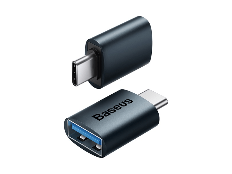 Baseus Ingenuity Mini USB Type-C – USB Type-A OTG adapter, kék